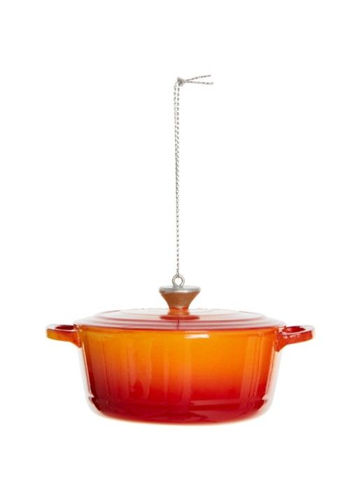 Yup in de Boom Pan kersthanger 5 cm - detail orange
