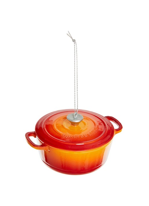 Yup in de Boom Pan kersthanger 5 cm - detail 2 orange