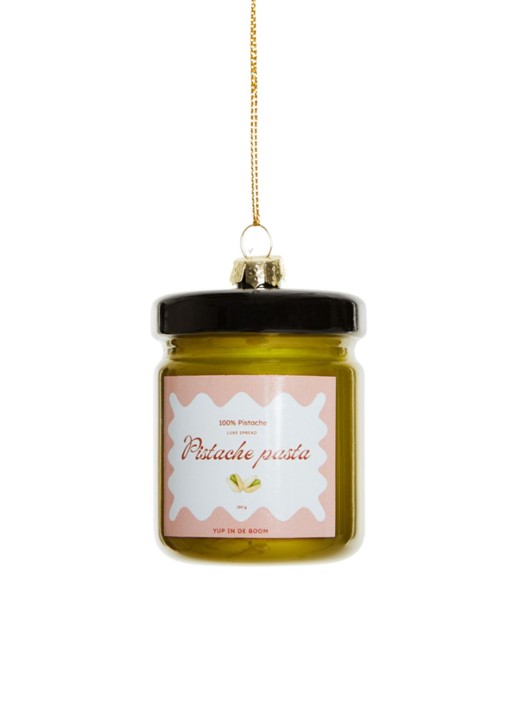 Yup in de Boom Pistache Pasta kersthanger 6 cm