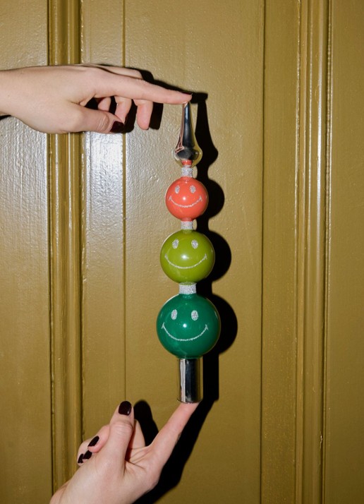 Yup in de Boom Smiley piek 28 cm - voorkant 2 groen