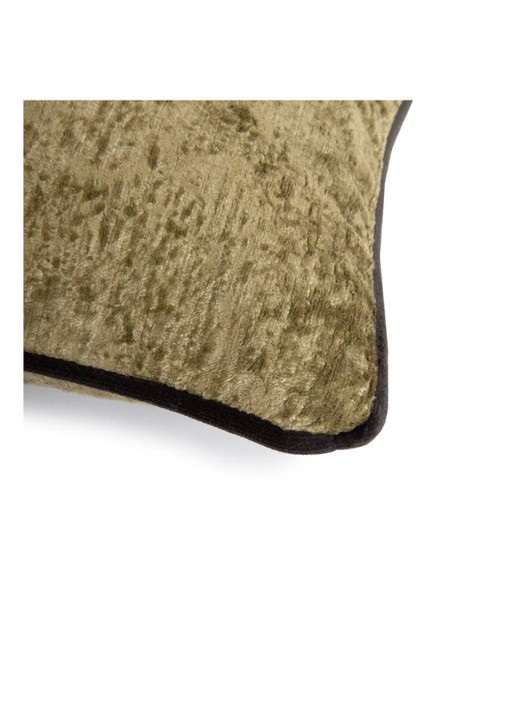 Yves Delorme BOROMEE  Paon        Cushion c - voorkant 4 mosgroen