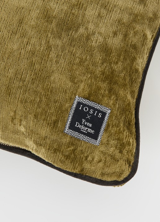 Yves Delorme BOROMEE  Paon        Cushion c - detail 9 mosgroen
