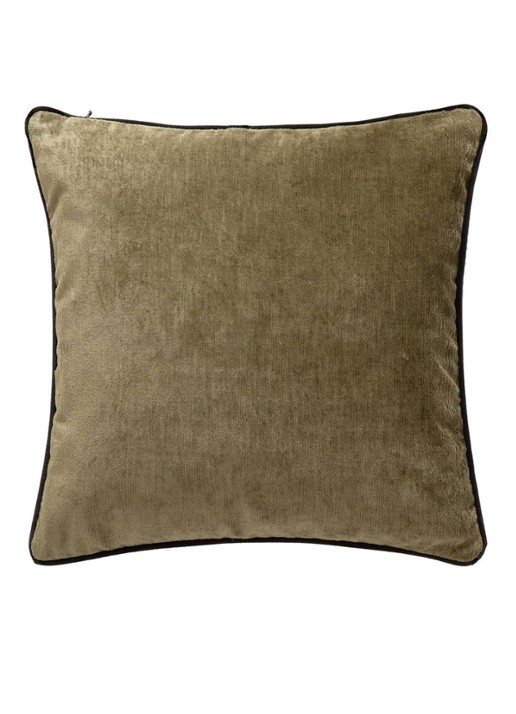 Yves Delorme BOROMEE  Paon        Cushion c - voorkant 5 mosgroen