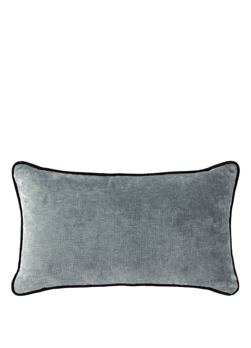 Yves Delorme BOROMEE  Paon        Cushion c - voorkant 4 lichtblauw