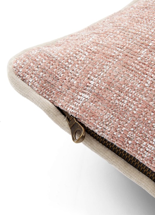 Yves Delorme Brume sierkussenhoes - voorkant 4 beige