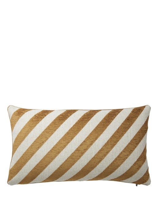 Yves Delorme Calisson sierkussenhoes - voorkant 3 donkerbeige