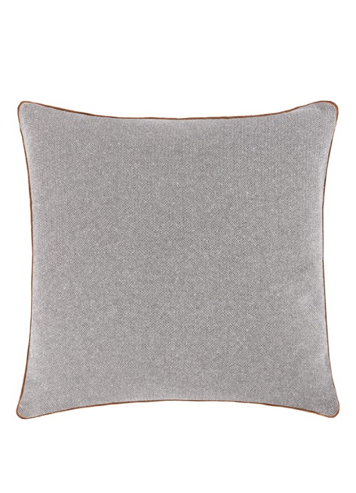 Yves Delorme Charlies sierkussenhoes in wolblend 45 x 45 cm - voorkant 3 creme