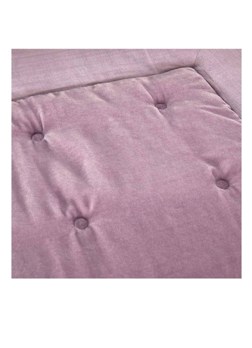 Yves Delorme Cocon bedsprei 260 x 240 cm - achterkant 4 lila