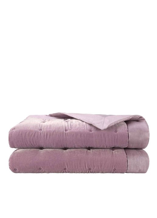 Yves Delorme Cocon bedsprei 260 x 240 cm - voorkant lila