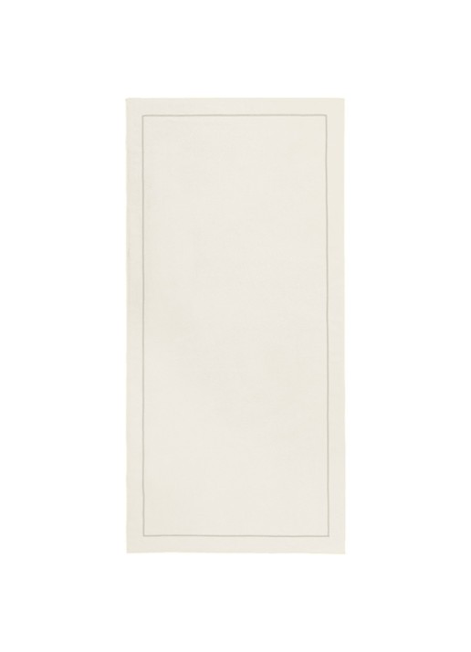 Yves Delorme Croisiere strandlaken  - 480 gr/m2 - 92 x 200 cm - voorkant 2 creme