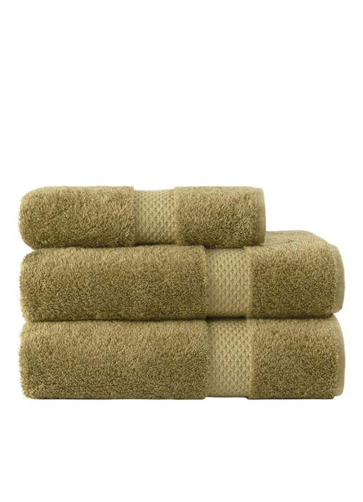 Yves Delorme Etoile badlaken - 700 gr/m2 - 92 x 160 cm - voorkant 2 brons