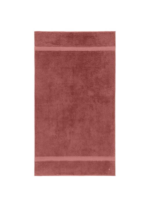 Yves Delorme Etoile badlaken - 700 gr/m2 - 92 x 160 cm - voorkant 3 oudroze