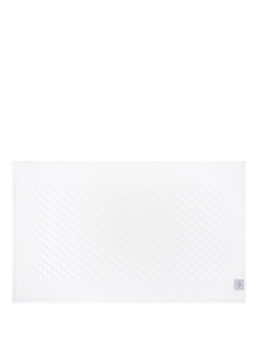 Yves Delorme Etoile badmat 55 x 90 cm - voorkant 2 wit