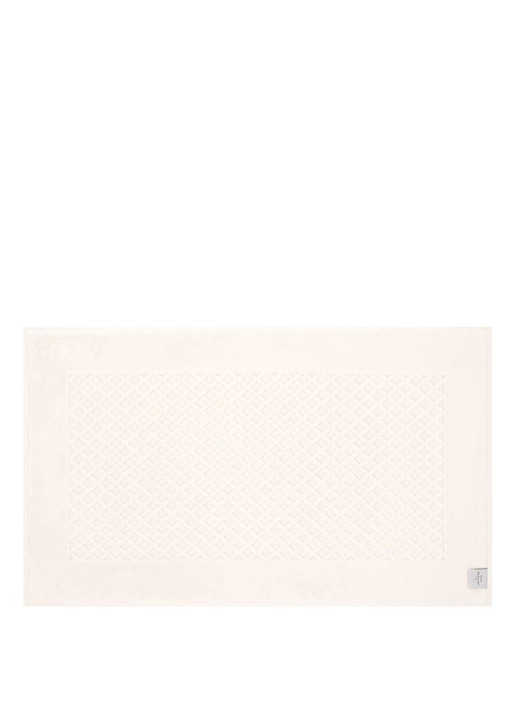 Yves Delorme Etoile badmat 55 x 90 cm - voorkant 3 vanillegeel