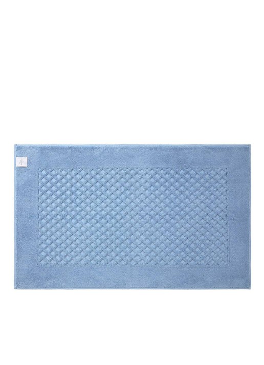 Yves Delorme Etoile badmat 55 x 90 cm - achterkant blauw
