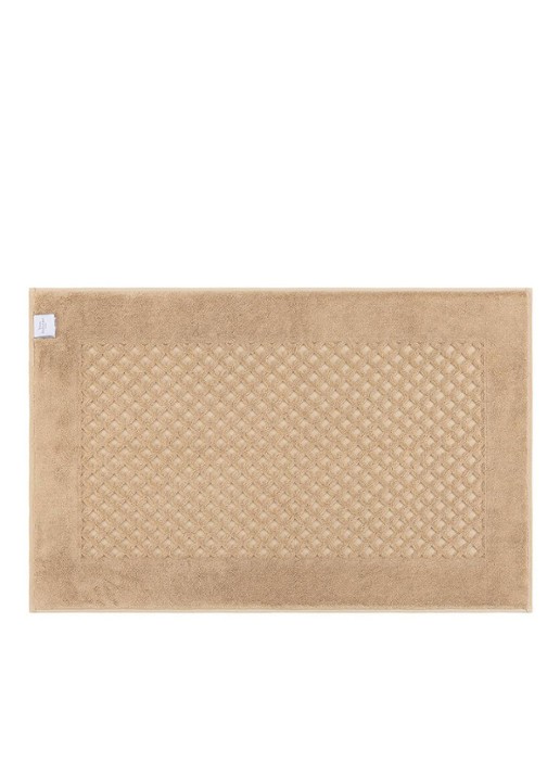 Yves Delorme Etoile badmat 55 x 90 cm - voorkant 4 beige