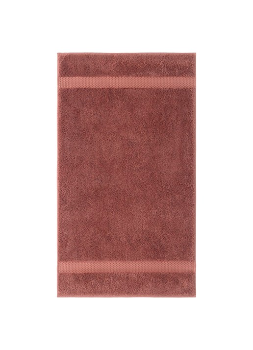 Yves Delorme Etoile badserie 700 gr/m2 - voorkant 3 oranjebruin