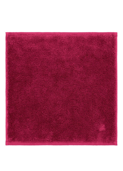 Yves Delorme Etoile gastendoek - 700 g/m² - 33 x 33 cm - voorkant 2 fuchsia