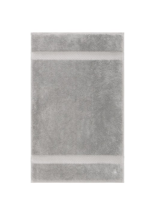 Yves Delorme Etoile gastendoek - 700 gr/m2 - 45 x 70 cm - voorkant middengrijs