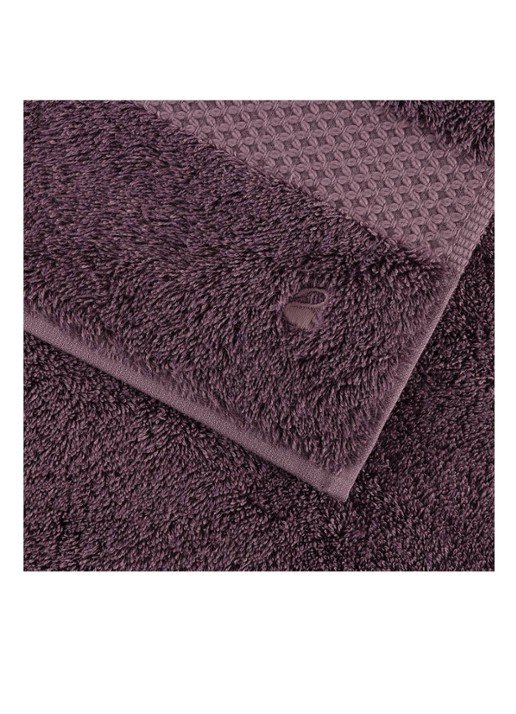 Yves Delorme Etoile gastendoek - 700 gr/m2 - 45 x 70 cm - achterkant paars