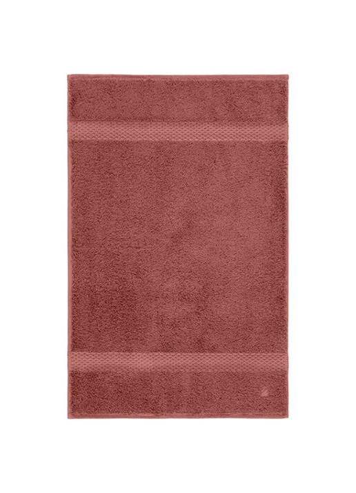 Yves Delorme Etoile gastendoek - 700 gr/m2 - 45 x 70 cm - voorkant 2 oudroze