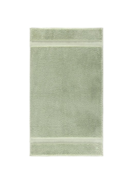 Yves Delorme Etoile gastendoek - 700 gr/m2 - 45 x 70 cm - voorkant 3 lindegroen