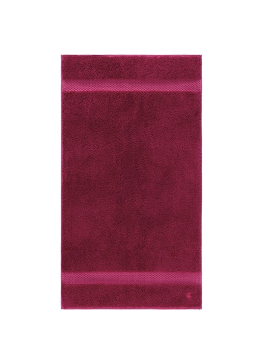 Yves Delorme Etoile gastendoek - 700 gr/m2 - 45 x 70 cm - voorkant 2 fuchsia