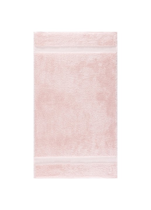 Yves Delorme Etoile gastendoek - 700 gr/m2 - 45 x 70 cm - voorkant 2 lichtroze