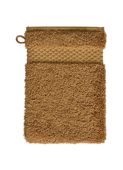 Yves Delorme Etoile washand - 700 gr/m2 - 16 x 22 cm - voorkant 3 goud