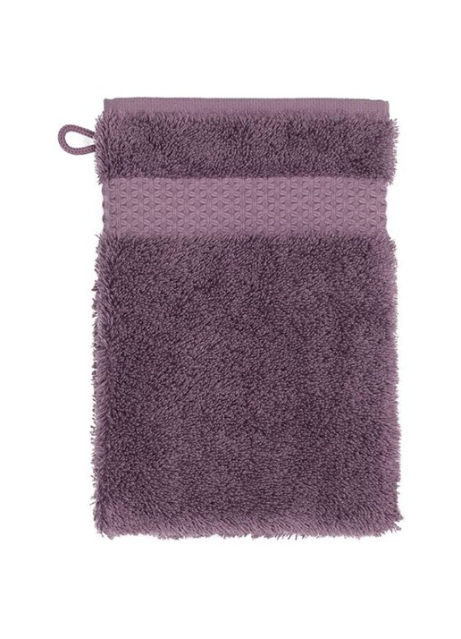 Yves Delorme Etoile washand - 700 gr/m2 - 16 x 22 cm - voorkant paars