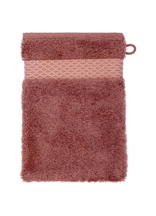 Yves Delorme Etoile washand - 700 gr/m2 - 16 x 22 cm - voorkant 3 lichtroze