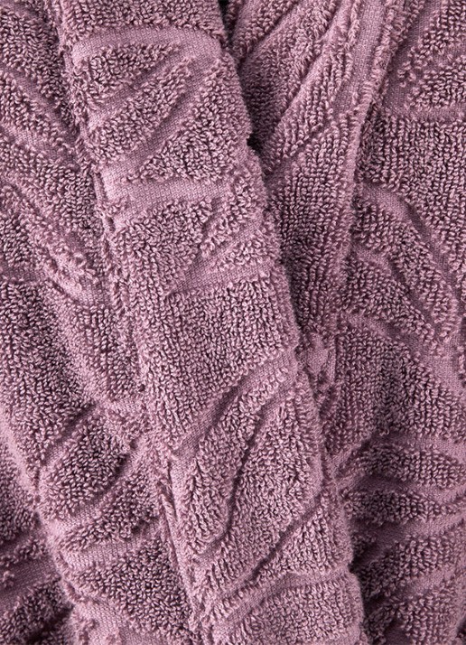 Yves Delorme Givre badjas - detail paars