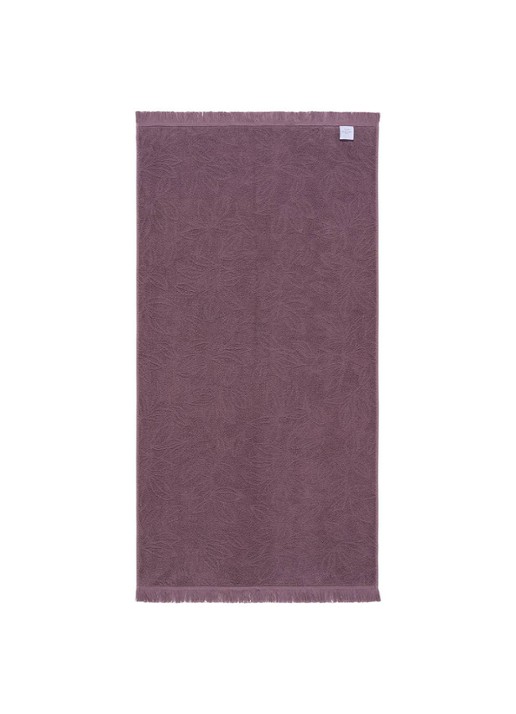 Yves Delorme Givre badlaken - 530 g/m 70 x 140 cm - voorkant 6 paars