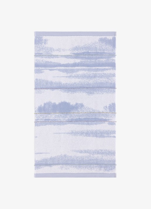 Yves Delorme Horizons badhanddoek van  katoen - 470 gr/m2 - 55 x 100 cm
