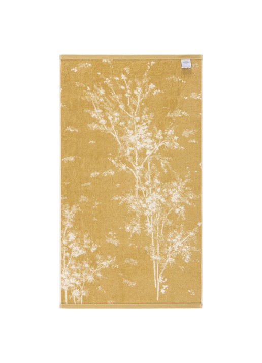 Yves Delorme Legende badhanddoek 55 x 100 cm - voorkant 5 okergeel