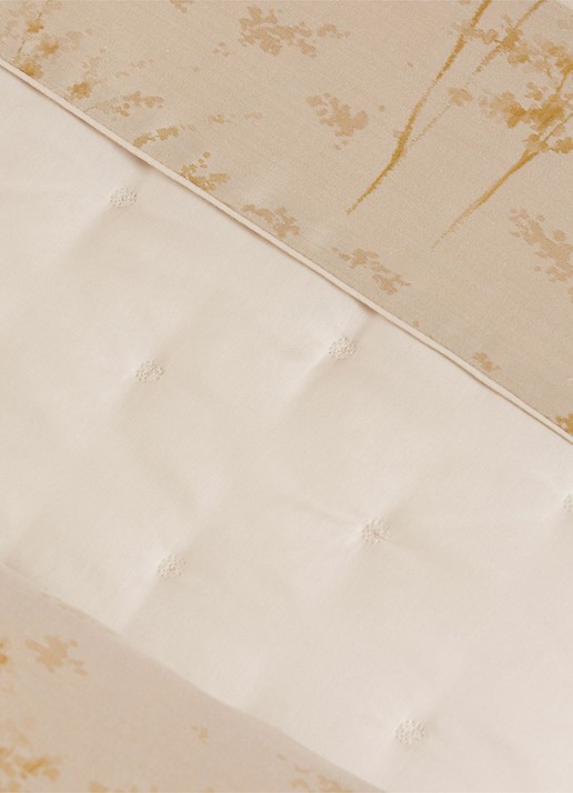Yves Delorme Légende laken van  katoensatijn 120TC - voorkant 3 beige