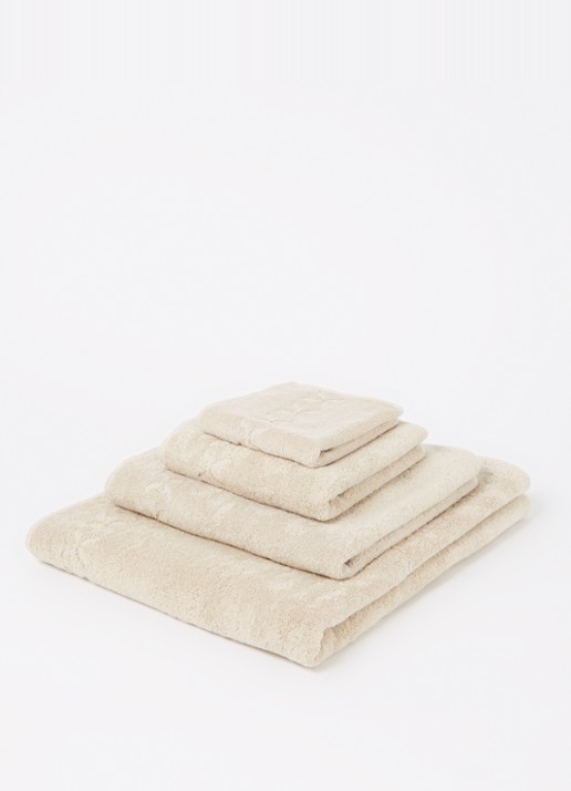 Yves Delorme Nature Amande badlaken - 550 gr/m2 - voorkant 3 beige
