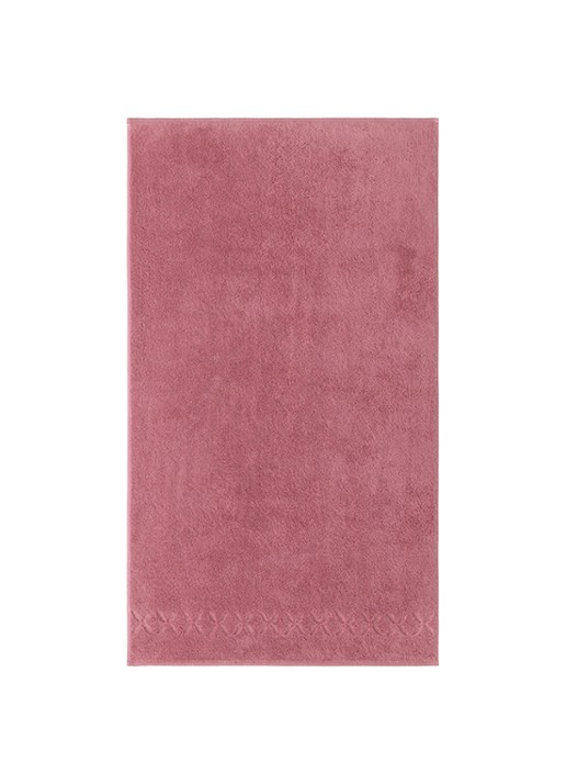 Yves Delorme Nature Amande handdoek - 550 gr/m2 - voorkant 2 roze