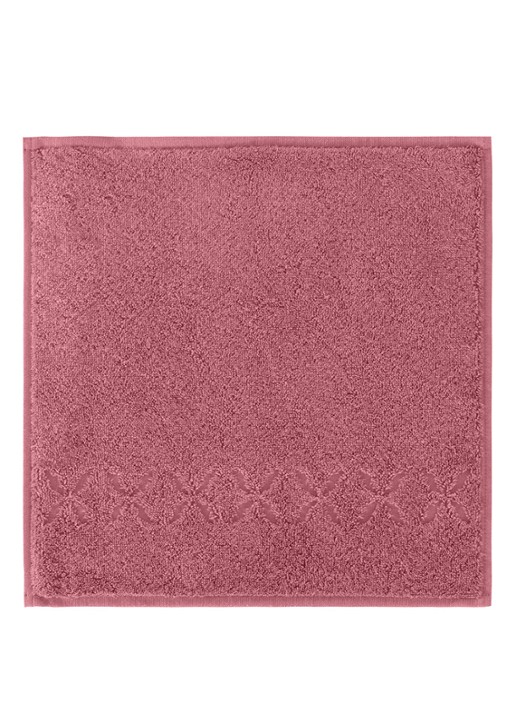 Yves Delorme Nature Amande washand - 550 gr/m2 - 33 x 33 cm - voorkant 3 roze