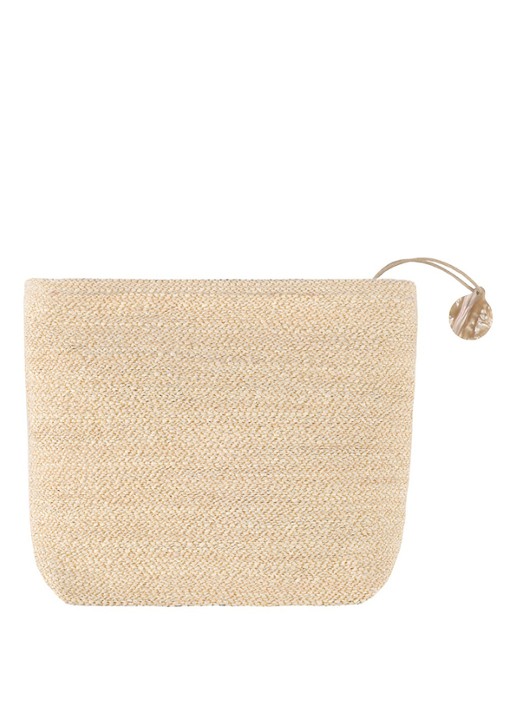 Yves Delorme Octavio toilettas - achterkant 2 creme