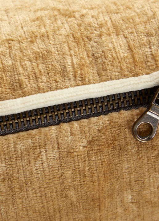 Yves Delorme Orpheo sierkussenhoes - voorkant 2 beige