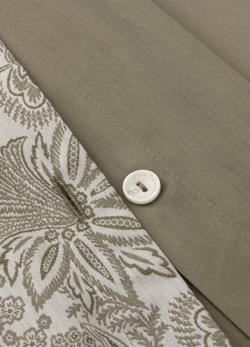 Yves Delorme Patio dekbedovertrek - exclusief kussenslopen - achterkant 6 beige