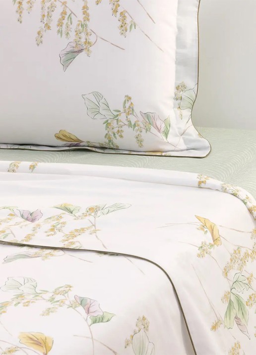 Yves Delorme Pollen laken - voorkant 6 wit