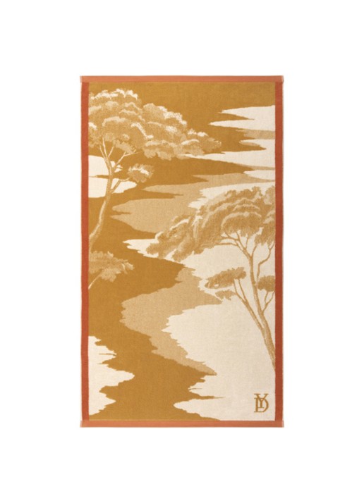 Yves Delorme Rive strandlaken - 90 x 160 cm - voorkant 2 zand