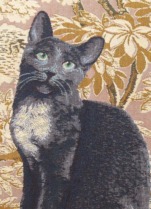 Yves Delorme Scarlett sierkussenhoes 45 x 45 cm - achterkant rood