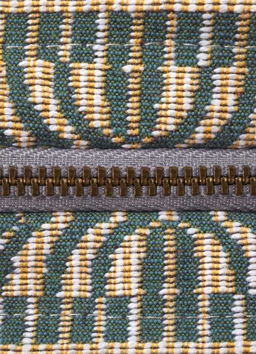 Yves Delorme Scarlett toilettas met print - voorkant 4 groen