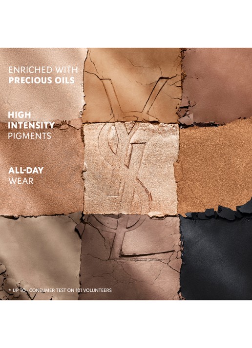 Yves Saint Laurent Couture Medium Eye Palette - oogschaduwpalette - voorkant 8 nude hours