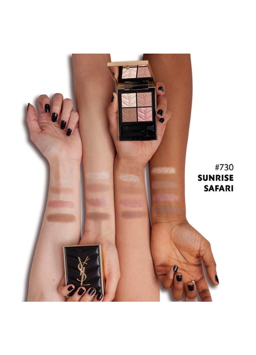 Yves Saint Laurent Couture Mini Clutch - oogschaduwpalette - detail 4 n° 730 sunrise safari