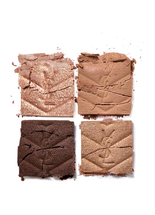 Yves Saint Laurent Couture Mini Clutch – travel size oogschaduw palette - voorkant 7 710 over brun
