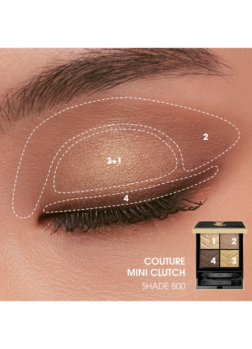 Yves Saint Laurent Couture Mini Clutch – travel size oogschaduw palette - detail 4 800 over dore